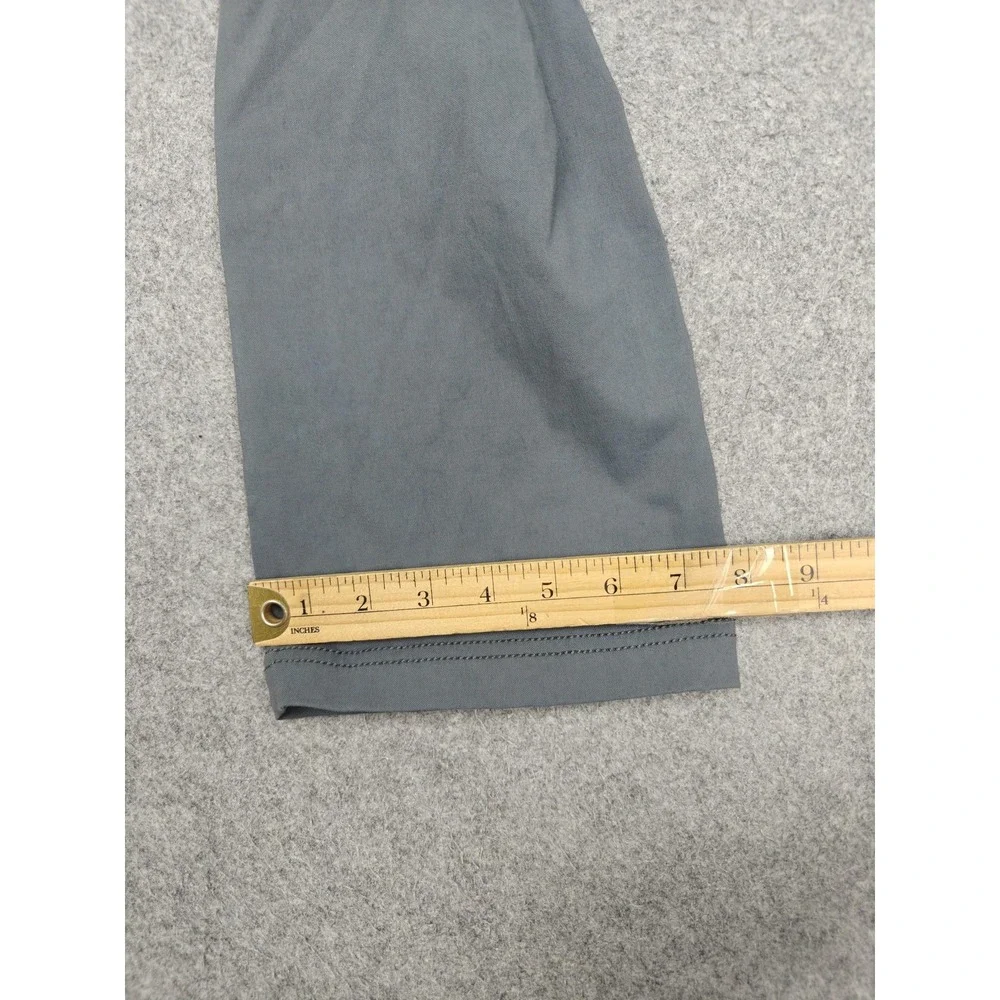 Prana Pants Mens 30x31 Gray Slim Fit Canvas Chino 5 Pocket Casual Travel